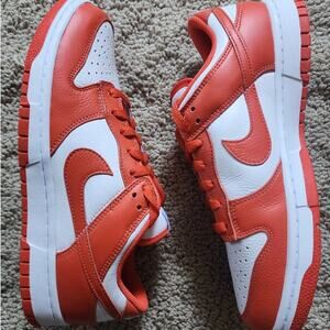 Nike By You Dunk Low Retro Orange White Brand New Sz 9